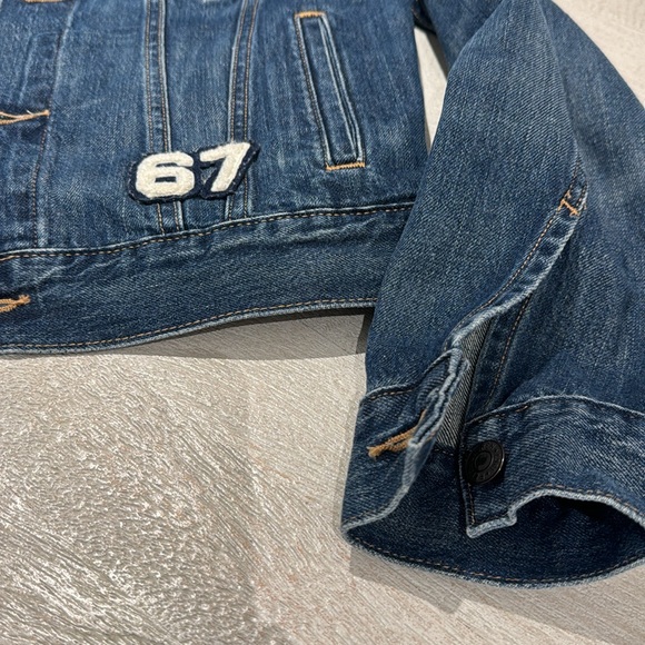 Polo Ralph Lauren Women Varsity Denim Jacket P67 Limited Edition Small - Picture 5 of 10